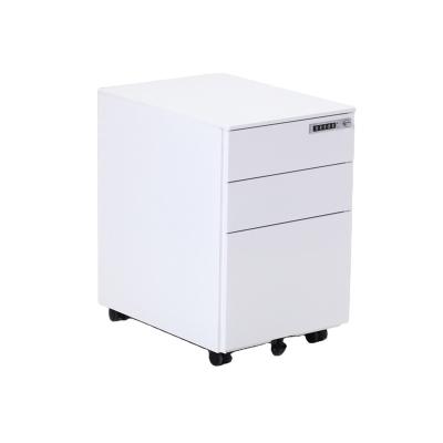 China Adjustable (other) Steel mobile pedestal under office desk movable mobile pedestal filing storage cabinet for sale