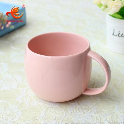 China WKTM001P Viable Custom Ceramic Decals Pink 12oz Ceramic Mug And Coffee Mug for sale