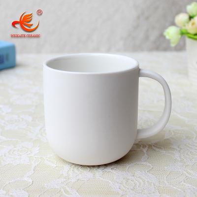 China New Bone China WKTM009 Porcelain 330ml 11oz Sustainable Round Ceramic Coffee White Mug for sale