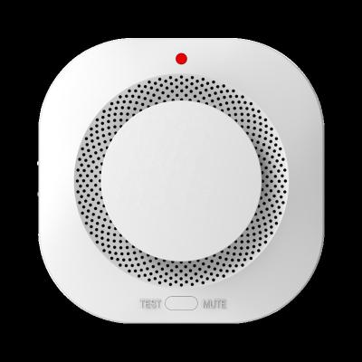 China New Arrival Tuya Life Smart Smoke Detector Mini Wifi EN14604 Tamper Alarm Smart Wireless Fire Alarm Smoke Detector for sale