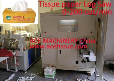 China Z Fold Towel Tissue Paper Cutting Machine 200 Cut/Minute Servo Control Te koop