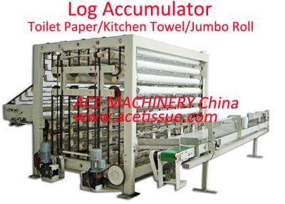 중국 화장지 키친 타월을 위한 완전 자동 로그 축적자 판매용