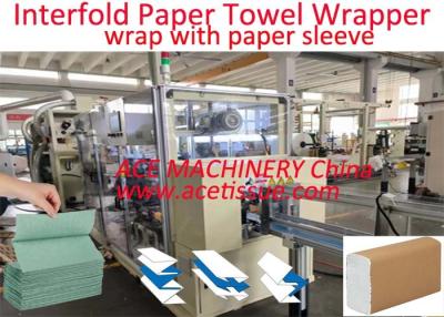 China 15-30 Pack/min paper towel packing machine For Complete Interfolded Z Fold Paper Towel Log for sale