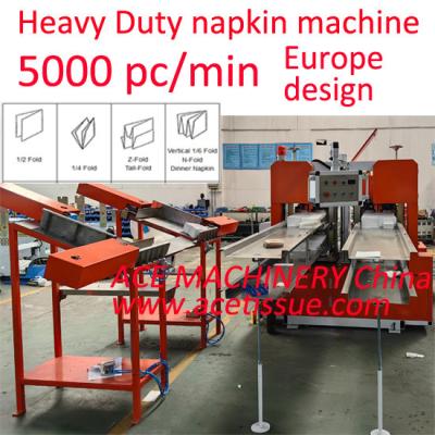 China 4 rijstroken High Speed Servet Tissue Paper Machine Zware papier servet machine Te koop