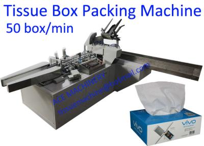 중국 50개의 상자/최소한도 380V 티슈 페이퍼 포장기 판매용