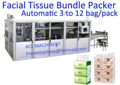 Cina 640mm le macchine imballatrici di 25 pacchi/Min Facial Tissue Paper Bundle in vendita