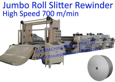 China 1950mm CER 700m/Min Seidenpapier-riesiges Rollenslitter Rewinder zu verkaufen