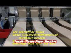 PLC Control Facial Tissue Paper Making Machine with 2 Colors Printing