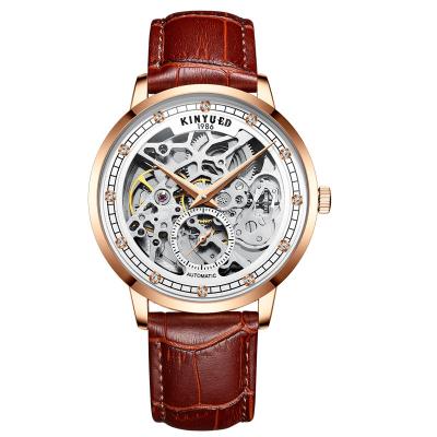 China Power Reserve Brand Top Men's Watch Mechanical Wristwatch Luxury Skeleton Automatic Watches For Male Reloj Hombre for sale