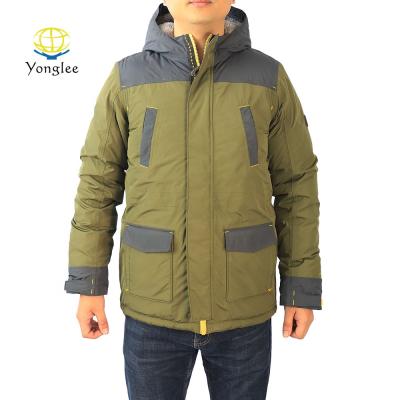 China QUICK DRY Gold Supplier Winter Stripper Coat Waterproof Hooded Removable Men Down Jacket for sale