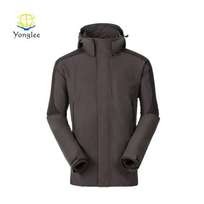 China Waterproof top selling 3 in 1 men outdoor winter fleece jacket custom anorak jacket for sale