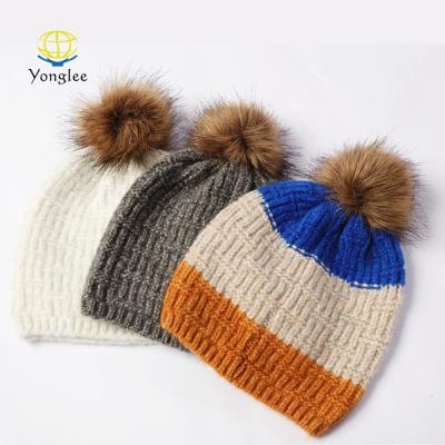 China COMMON Hot Sale Winter Beanie Wool Warm Knitted Hat for sale