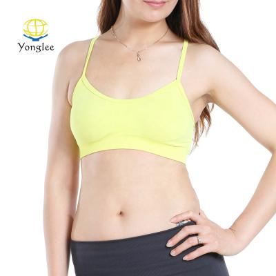 China Seamless Wholesale Sports Cross Straps Seamless Women Bra for sale