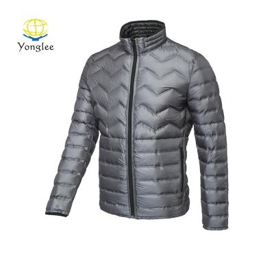 China Competitive Factory Price Waterproof Pique Free Windproof Mens Goose Down Jacket for sale