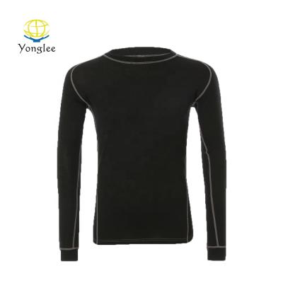 China Comfortable Feeling QUICK DRY Expanding Merino Wool Mens Single Sleeve Long Sleeve T-Shirt for sale