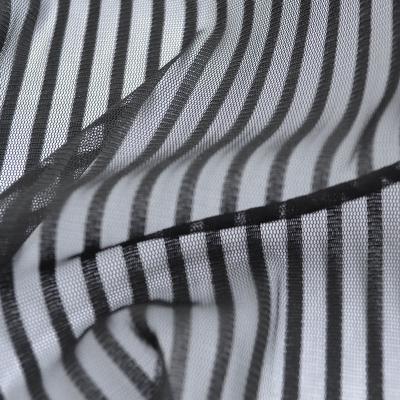 China Cheap Breathable Black Polyester 100 Polyester Fabric Breathable Soft Mesh Wedding Tulle Fabric Party Decoration Franco Camion for sale