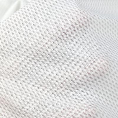 China Stretch Moisture Wicking Quick Dry Sports Tank Top 100 Polyester Mesh Honeycomb Singlet Knit Sportswear Sports Tops T Shirt Fabric for sale