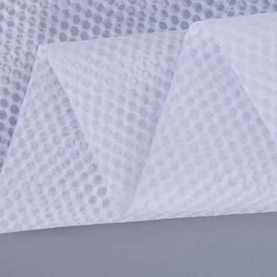 China New Mesh Fabric Design White Customize Hot-selling 2021 Simple Custom Fabric Mesh Fabric Anti-Static for sale