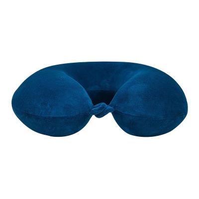 China Anti Dust Mite Easy To Carry Memory Foam Travel Neck Pillow Foam for sale