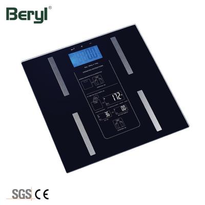 China Portable Electronic Bathroom Scale Scales Body Fat Scale New White for sale