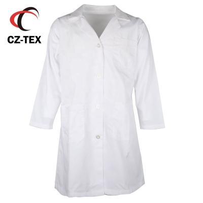 China Luxury medical lab coats with professional style and classic fit for sale