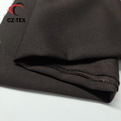 China Antistatic Brown Trouser Pants Fabric T/R 65/35 215GSM for sale