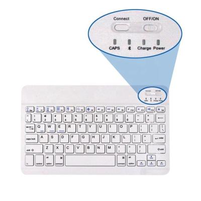 China Hot Selling IOS Android Apple Microsoft 7 Inch 9 Inch 10 Inch Triple System Wireless Brushed Plastic Single Keyboard for sale