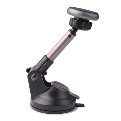 China New Hot Aluminum Adjustable Pole Magnetic Phone Holder Dashboard Adjustable 360 ​​Degree Magnetic Mount Mobile Phone Holder For Car for sale