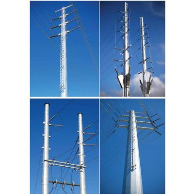 China 110kv 220kv Power Plyon Steel Electric Transmission Pole for sale