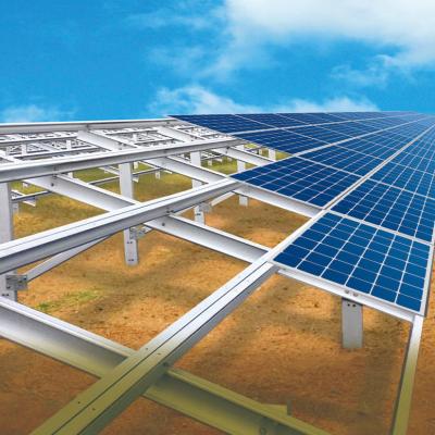 China Galvanisierter Stahl-Sonnenkollektor-Stützstruktur-Photovoltaik-System-Stahlrahmen zu verkaufen