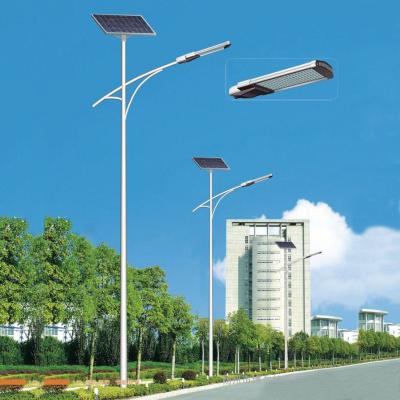 China 10m Galvanized Steel Solar LED Street Light Pole IP65 For Roadway Lighting for sale