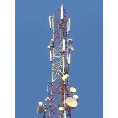 China Torre de rádio de microondas de 50 m com projeto personalizado de mastro de rede de 4 ou 3 pernas à venda