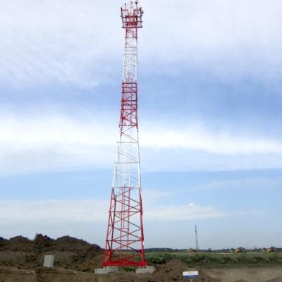 中国 30-60m Self-support Galvanized Steel Telecom BTS Tower or Mast Complied with ICAO 販売のため