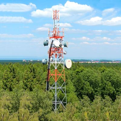 China ICAO Self-support Galvanized Steel BTS Communication Tower Lattice Mast Structure Te koop