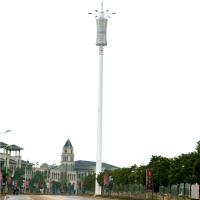 China 35m Landscape High Mast Light Pole Q345 For Traffic Signal for sale