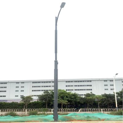 China Highway Roadway Galvanized Street Light Pole 45m Tapered Shape for sale