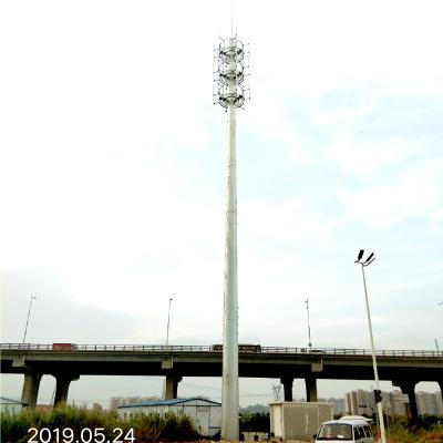 China 3 uma comunicação tubular 65m de aço Polos da antena das plataformas 25m Polo 5G à venda