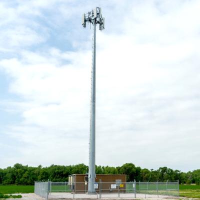 China palo tubular ISO9001 de poste Q345 del acero de la antena de la estación 5G el alto aprobó en venta