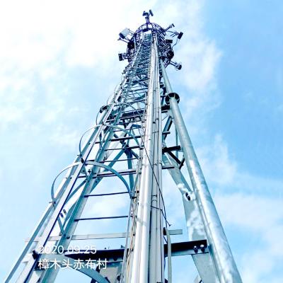 China O OEM do ODM galvanizou a torre de aço tubular 20m 3 autossuficientes equipados com pernas à venda