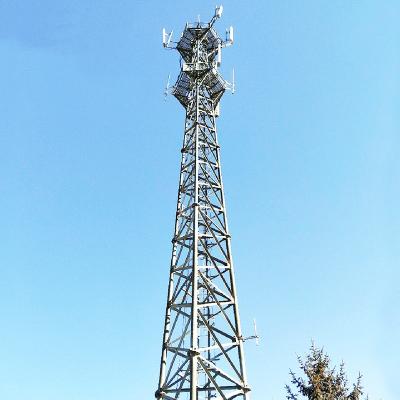 China Torre equipada com pernas das torres Q345 100m da estrutura de Sopprting do auto três de aço à venda