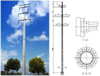 Cina Distribuzione elettrica galvanizzata autosufficiente della torre 30m della trasmissione in vendita