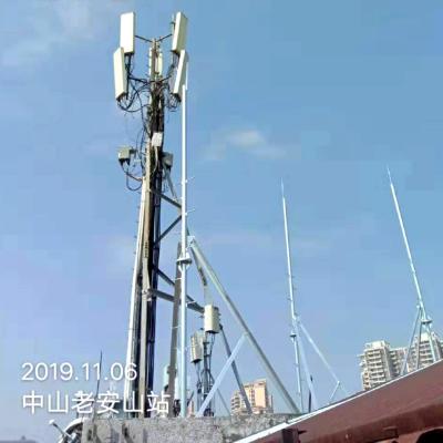 China 3 Beweis des Bein-Stativ-Stahldachspitzen-Antennenmast-15M Self Supporting Explosion zu verkaufen