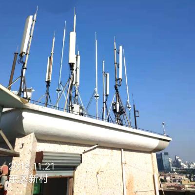 China estar livre montado do mastro da antena 5G de 5m telhado de aço autossuficiente à venda