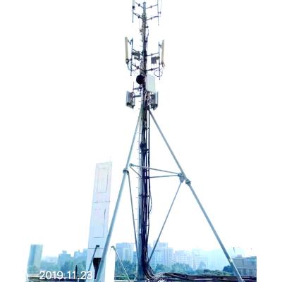 China Dach-Berg-Antennenmast Climbable ISO9001 5G Microcell Telekommunikations-20m zu verkaufen