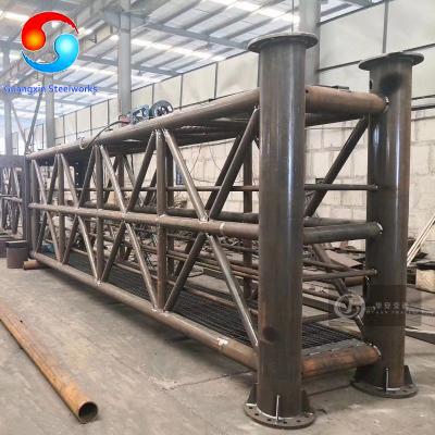 China O quadro Q345 do pórtico galvanizou construções de aço para sinais de tráfego à venda