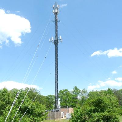 China 40m het Hoge van het de Draad Zelfstandige Rooster van Mastguyed Gegalvaniseerde Staal Toren Te koop