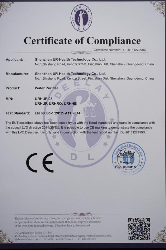 CE - Shenzhen Ur-Health Technology Co., Ltd.