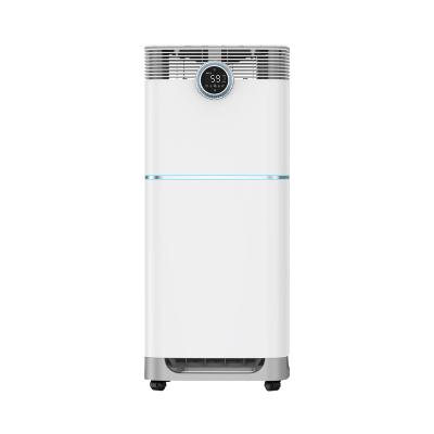 China 2021 Lightweight Intelligent UV-C Air Purifier Hepa Sterilization Air Purifier Humidifier Large UV Purifier With Humidifier for sale