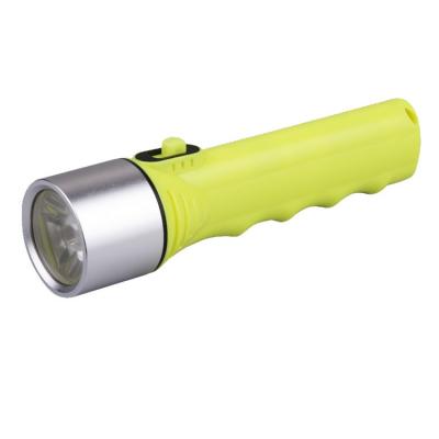 China Professional Super Bright High Power LED Magnetic Switch 4xAA Cell Archonlite PC Waterproof Air Diving Light Flashlight,Yellow for sale