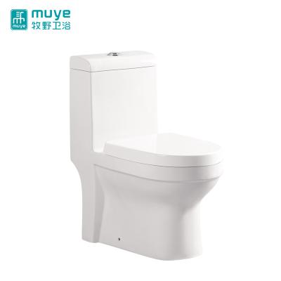 China MUYE New Concealed Cistern Bathroom Hidden Cistern Modern Bidet White Slim Profile Toilet for sale